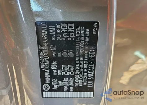 2024 Hyundai Tucson Se из США, поврежденный, VIN 5NMJACDE1RH312415